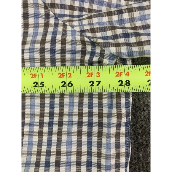 Johnnie-O Santa Monica Ca Men Cotton Blend Long Sleeve Shirt Size 2XL Multicolor - Picture 10 of 11